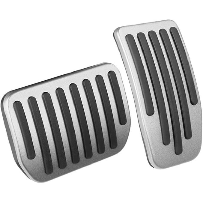 Car Pedal Pads Gas Pedal Extender Cover Pedal Extenders for Cars Brake Pedal Pad Cover Auto Aluminum Pedal Covers Accessories Non-Slip Pedals
