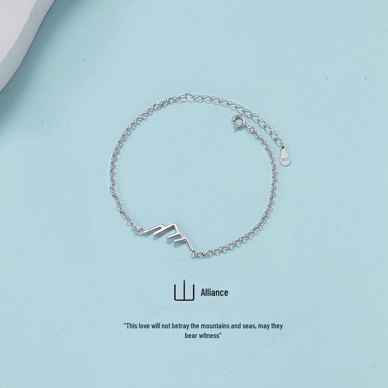 

Клятвені браслети для пари «Гори та Море»: Простий дизайн для стосунків на відстані