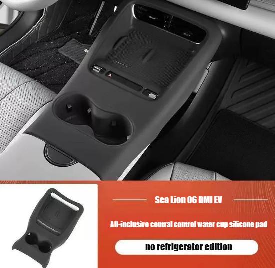 Silicone Car Interior Accories Wirel Charging Pad Cup Holder Protective Cover for BYD Sea Lion 06 DMI EV