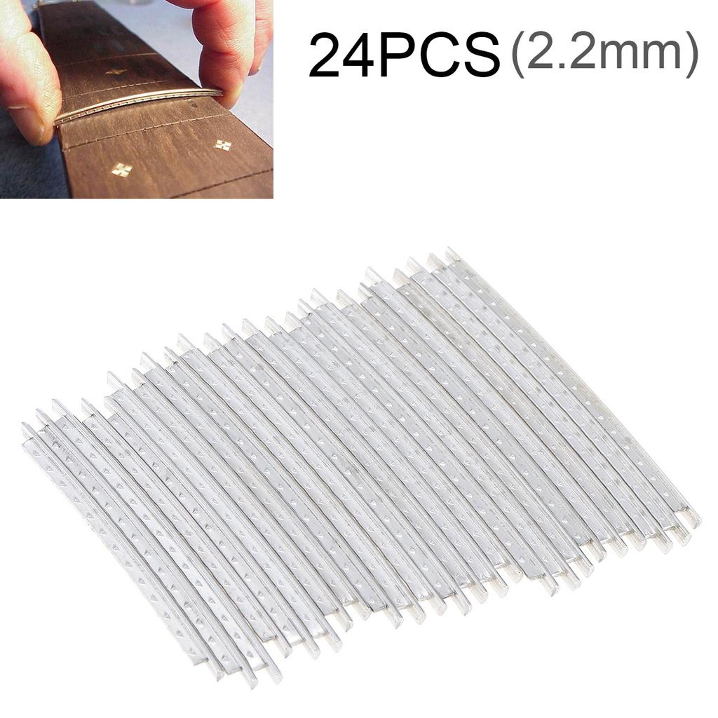 24pcs Electric Guitar Fret Wires 2.2mm Fit for ST / LP / SG