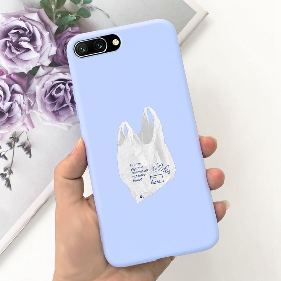For Honor 10 Case Honor10 COL-L19 COL-L29 Fashion Moon Pattern Soft Silicon Protective Cover Phone Cases