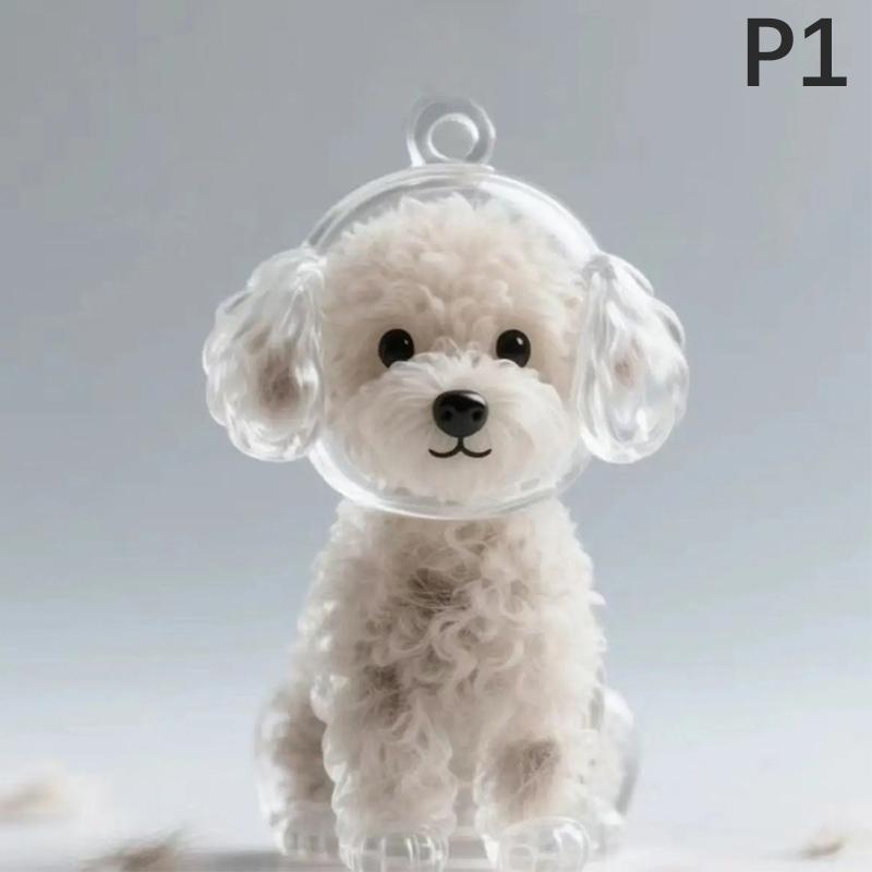 Depozitare Păr de Câine Pandantiv Drăguț Breloc Pandantiv pentru Geantă Brelocuri pentru Chei Auto de Cuplu Bijuterii Suvenir de Colecție Cadou Accesorii de Decorare
