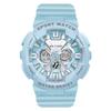 Female Elecrtonic Watch Middle School Student Sports Double Watch Temperament Wristwatch