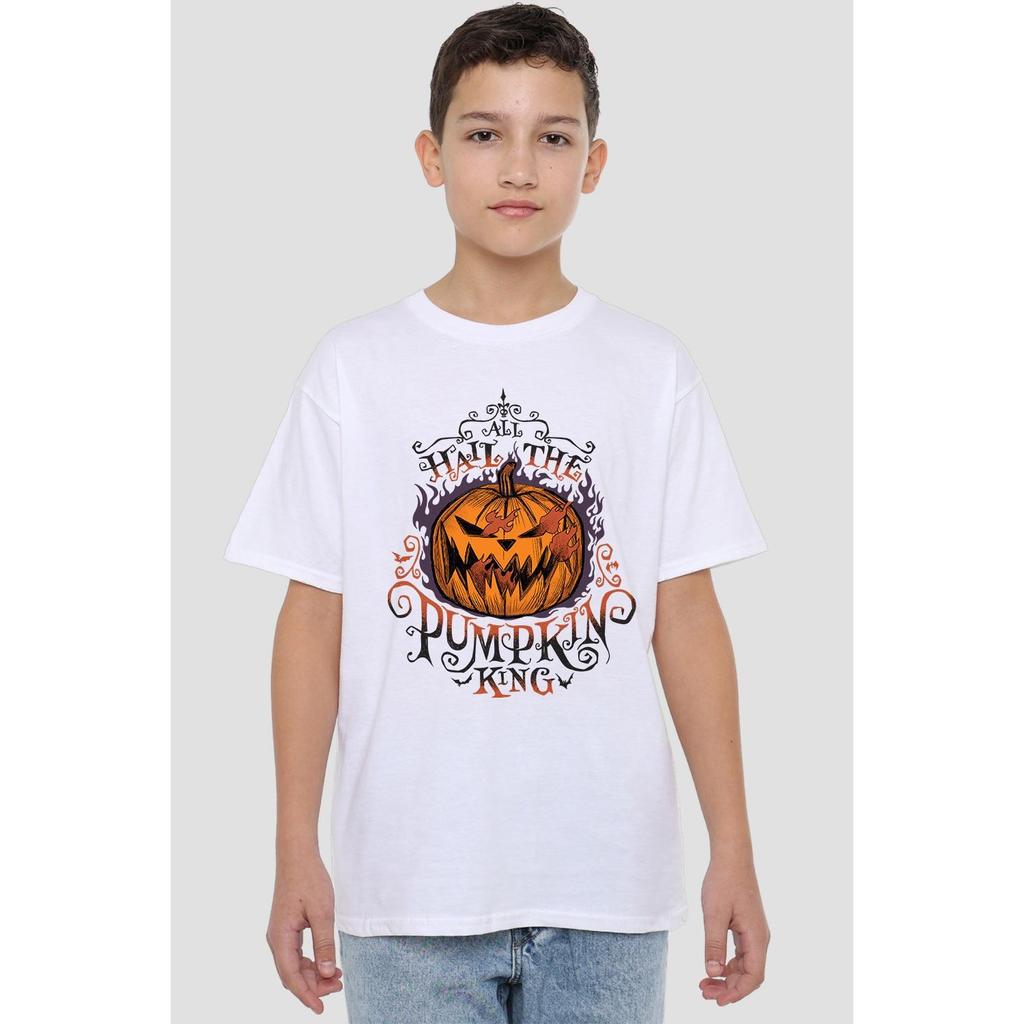 The Nightmare Before Christmas Childrens/Kids Hail The Pumpkin King T-Shirt