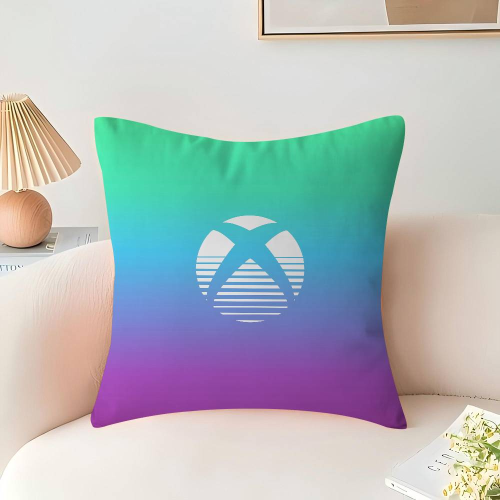 Xbox LOGO Pillow Cover for Bedroom Room and Living Room Sofa Decorative Cushion Cover