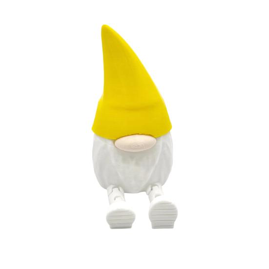 1/5Pcs 3D Printed Gnome Figurine with Articulated Legs Movable Joints