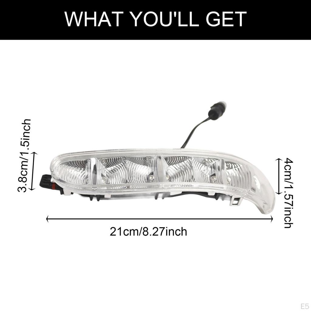 Rearview Side Mirror Turn Light Direct Replaces, Premium Assembly Easily Install Indicator Lamp for