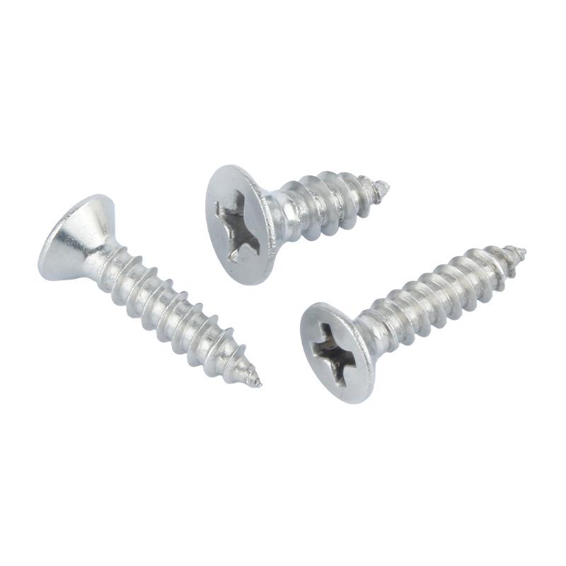 304 Stainless Steel Countersunk Self-Tapping Screws M2-M6