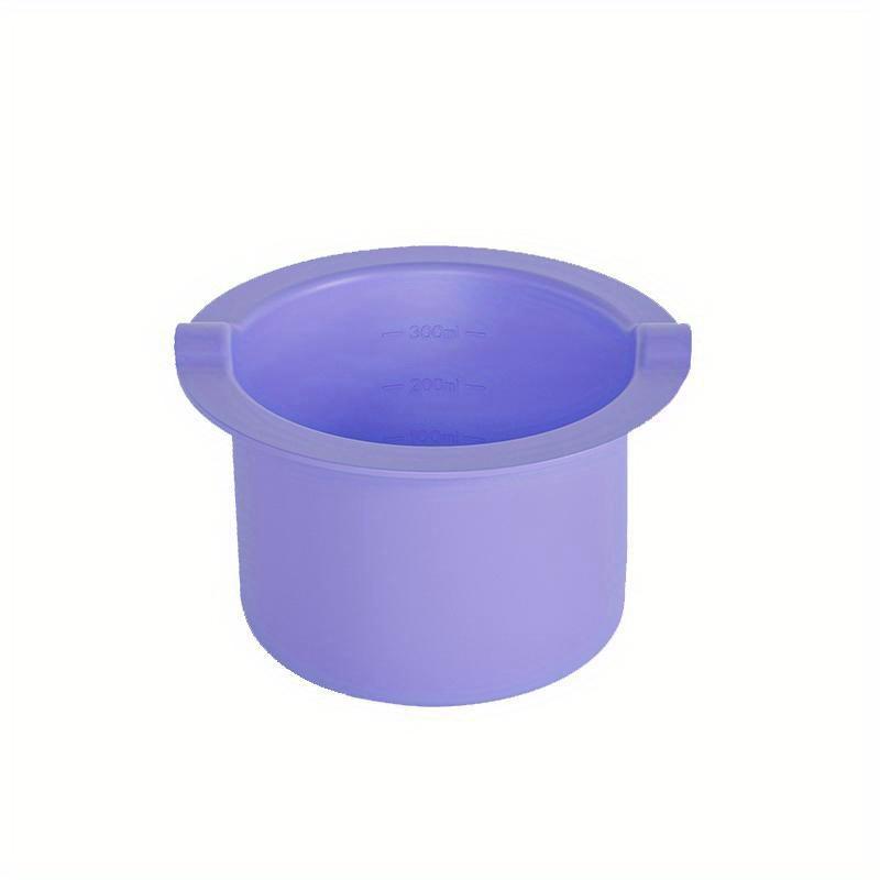 Silicone Wax Warmer Liner Pot Removable Silicone Bowl Microwave Melting Waxing Replacement Non-Stick Pan Liner Easy Clean