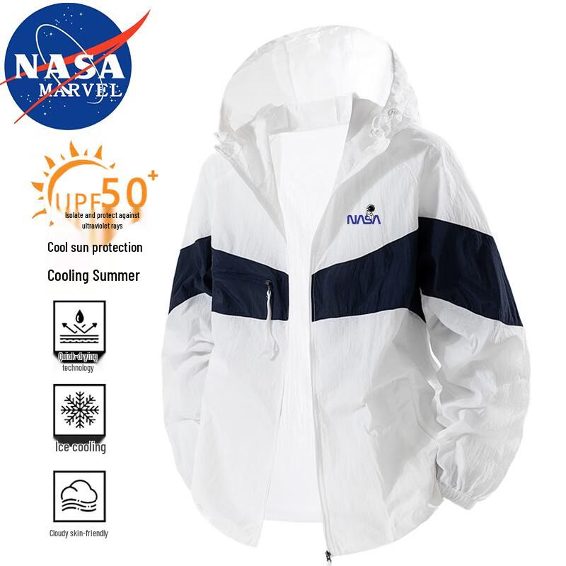 

NASA MARVEL Men s Lightweight Cooling UV Protection Fishing Jacket S
