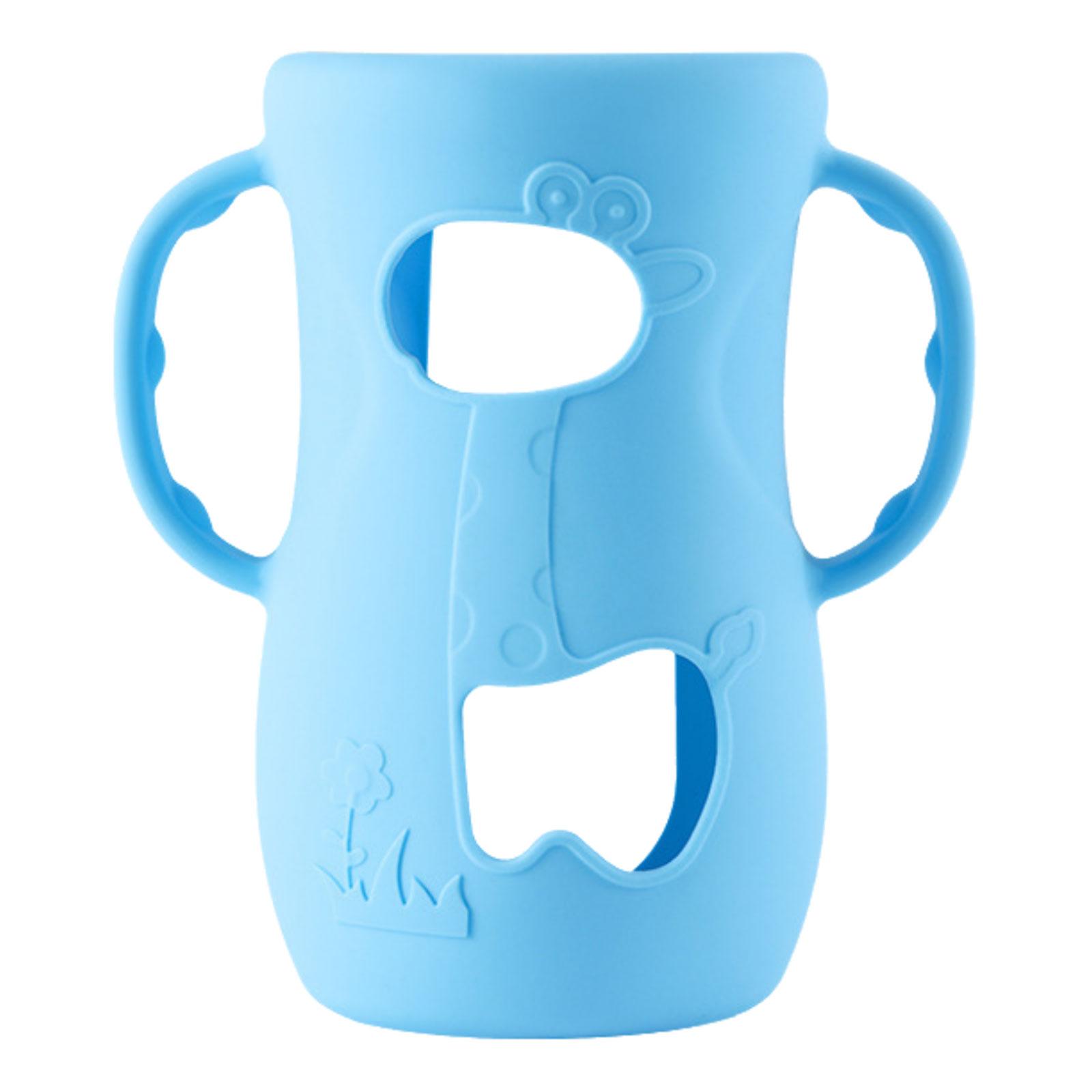 

Чехол для детской бутылочки для кормления, удобный чехол для захвата, нескользящий чехол для бутылочки для кормления Philips Avent 240 синий