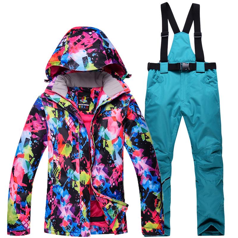 Women`s Plus Size Korean Ski Suit