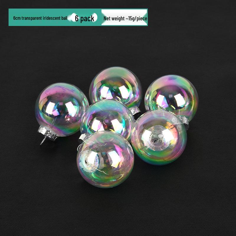 Colorful Transparent Hanging Festival Decoration Ball