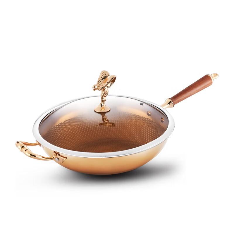 De Bolai Rolls-Royce Titanium Non-Stick Wok