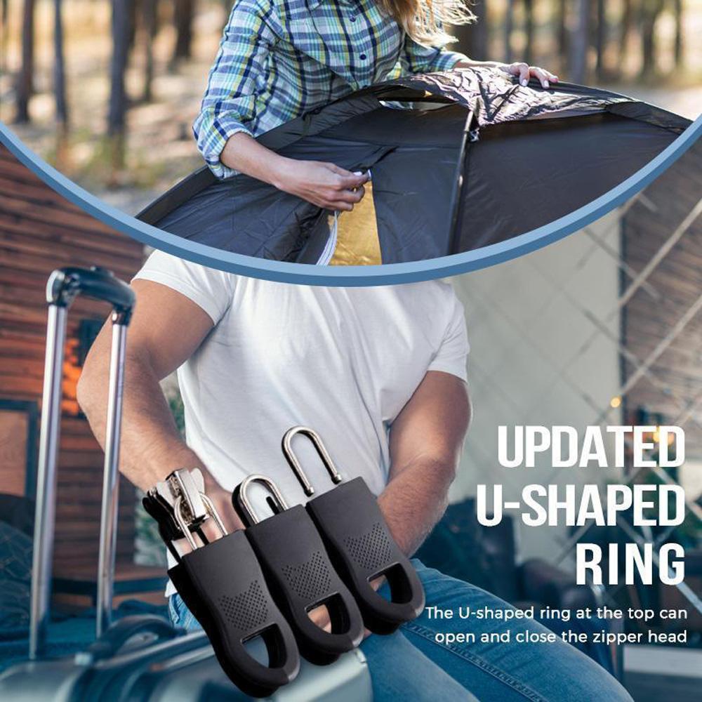 For Travel Bag Suitcase Backpack Clothing Zipper Puller Zipper Head Repair Kit Zipper Slider