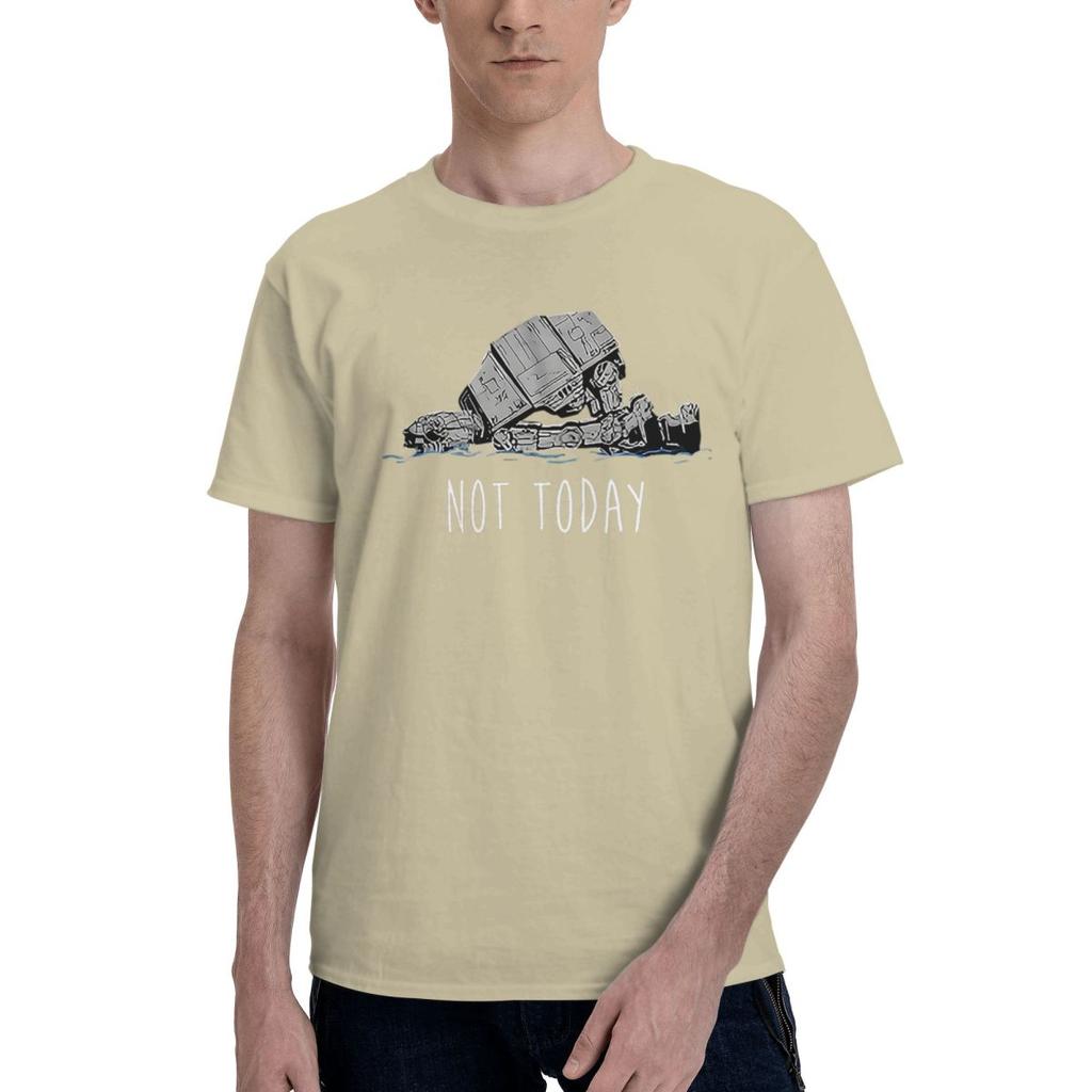 Not Today Hoth Graphic 100 Cotton Casual Breathable Confortable Manga Funny Mens TShirt Funny Gift