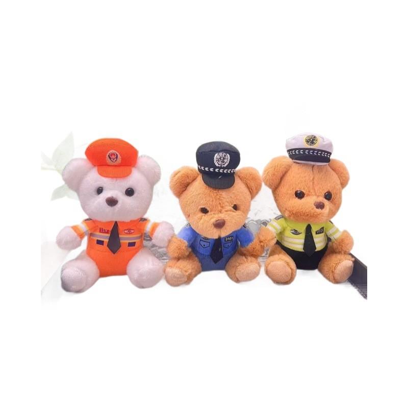 Animal Plush Charming Bear Keychain With Super Soft Filling Perfect For Accessories Key