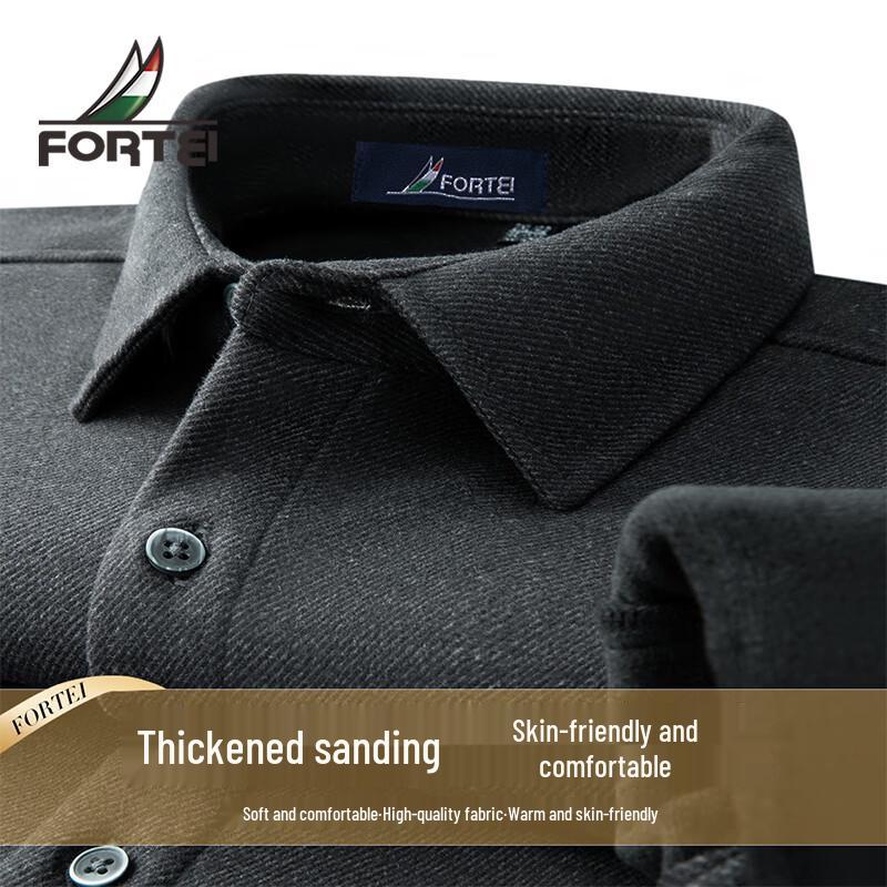 Men s Brushed Warm Long Sleeve Shirt XL