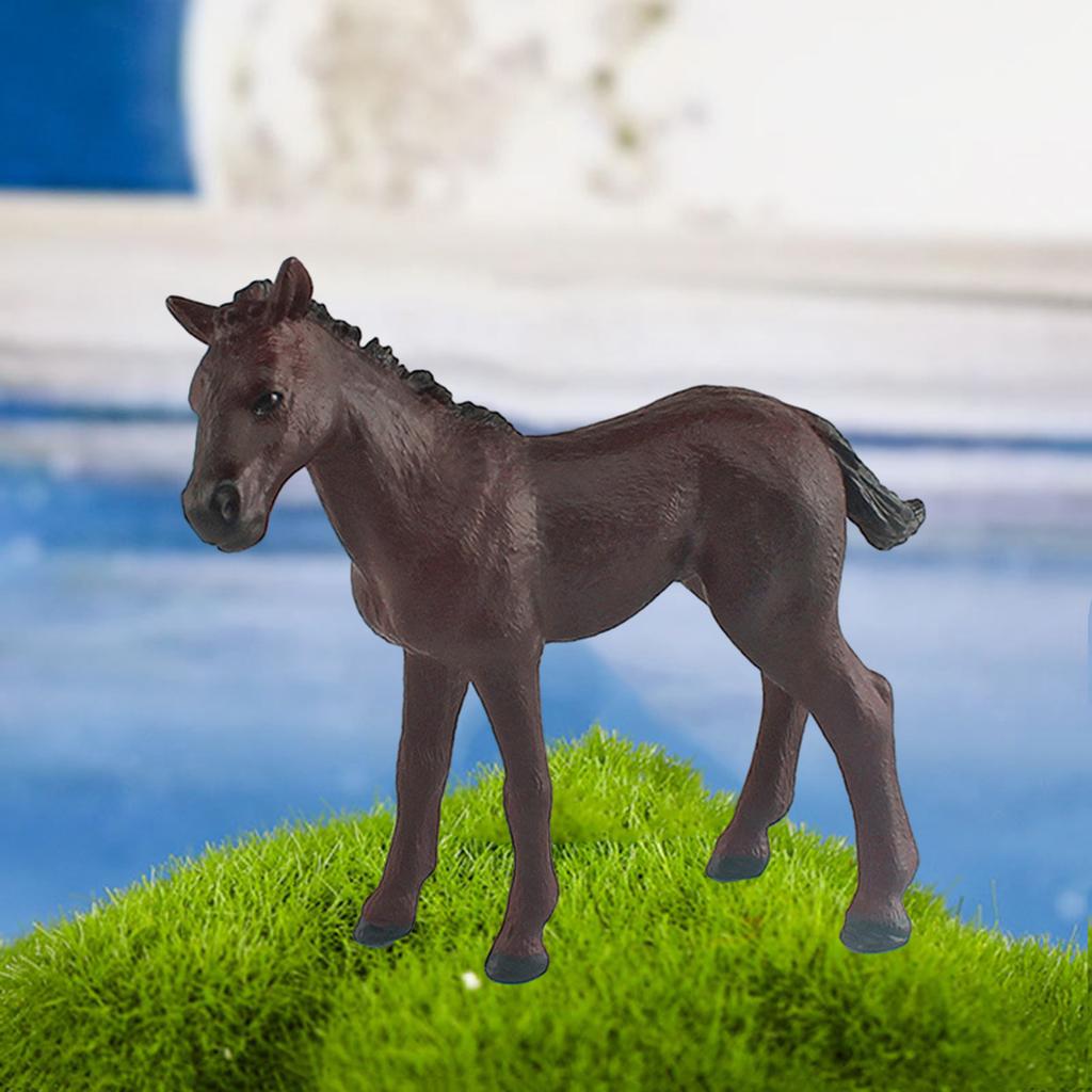 Animal Figurine Realistic Alpaca Goat Deer Ostrich Horse Forest Woodland Creatures Figure Kids Educational Wild Animal Toy