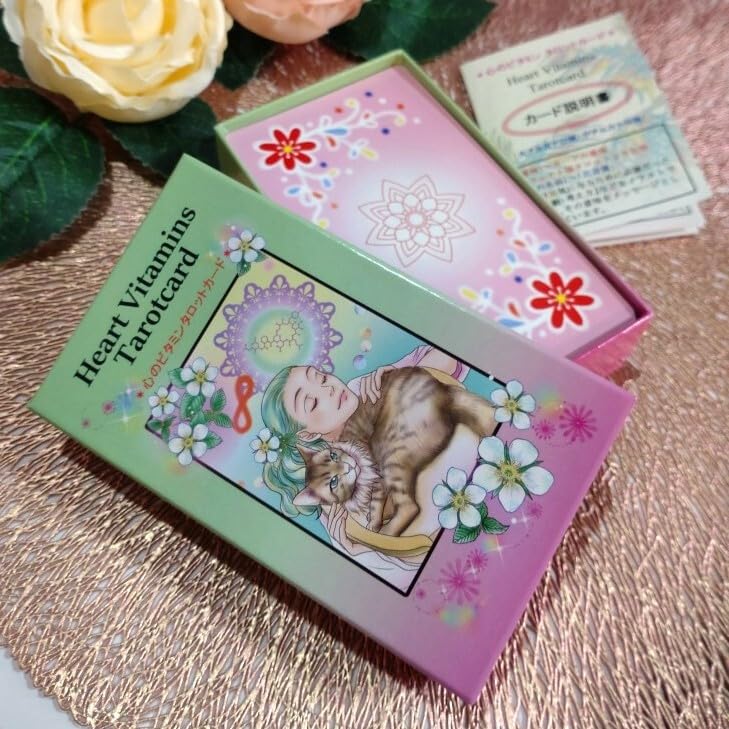 Vitamin Tarot Cards of the Heart Miho Yuzuna 78 Cards with Japanese Instructions (New Edition) [Authentic]