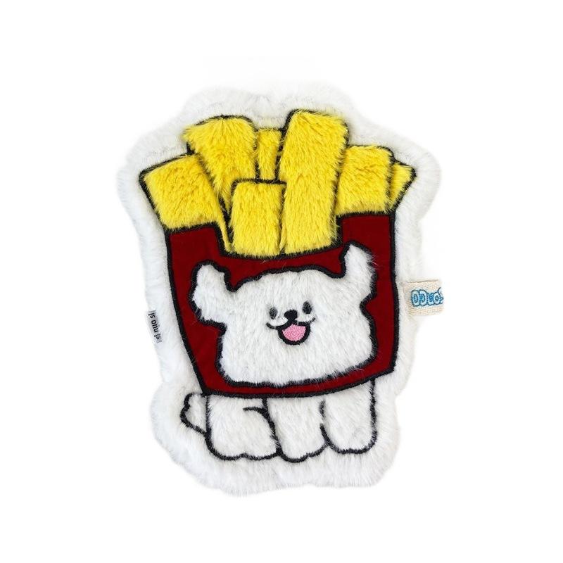 Pet Dog Sound-making Toy with Vibrating Paper, Soft Fur, Cartoonish Design To Relieve Boredom. Corgi, Terrier Puppies, Interactive Toy, Amazing!