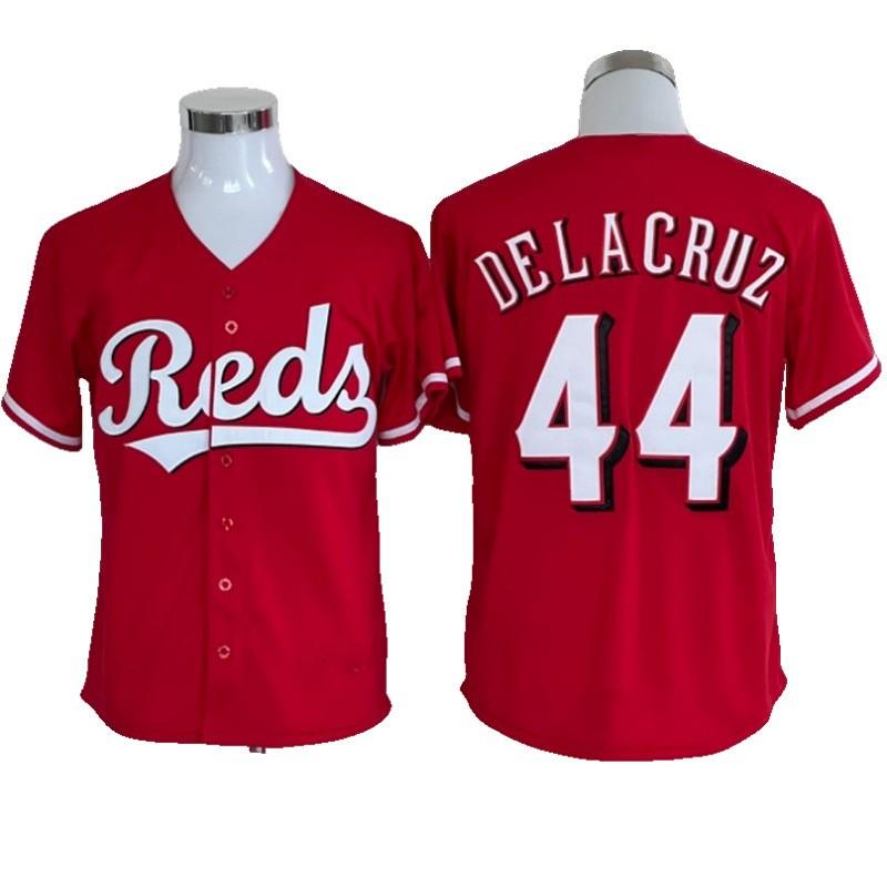 Cincinnati Reds Embroidered Baseball Jersey Unisex Fan Apparel Hoodie Sweatshirt Wear