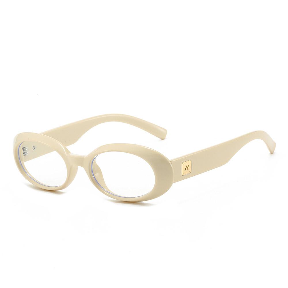 Leopard Small Oval Reading Glasses Anti Blue Light Clear Lens Presbyopic Eyewear For Women Fashion Optical Glasses