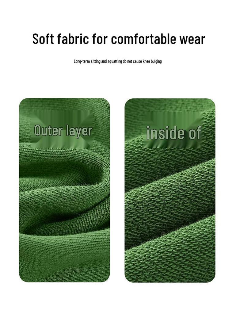 Women's Heavyweight Cotton Skinny Sweatpants - 380G, Washed, Fashion Casual, Spring/Autumn, Draping Style.