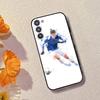 Abstract figure Soccer Support Phone Case For Samsung Galaxy A73,A72,A71,A70,A53,A52,A51,Soft Silicone Black Cover