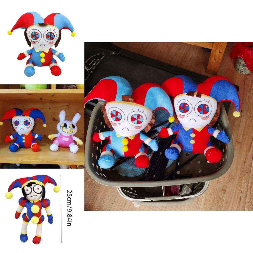 The Amazing Digital Circus Plush Toy Unique And Adorable Clown Design 25cm Height