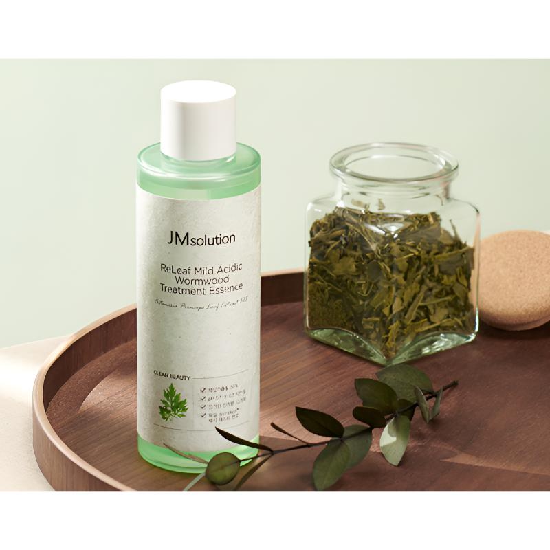 [JMSOLUTION] Releaf Mild Acidic Wormwood Treatment Essence 200ml
