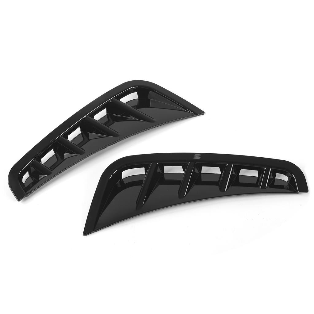 Black Front Bumper Canard Car Spoiler Wing Car Adaptations Replacement for Benz C Class W205 AMG Line 2019+