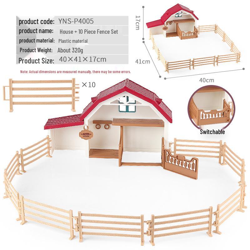 Children's Prancing Horse and Jockey Toy Set