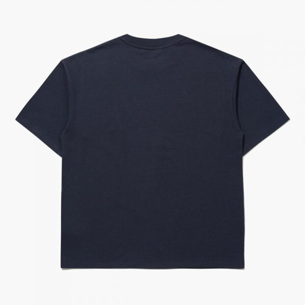 MunSingwear Men S 1955 LeTTering Round T ShirT Navy mr111pTS31