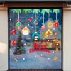 Santa Claus Decorative Items, Atmosphere, Static Glass Door and Window Decorations, Shop and Shopping Mall Window Stickers