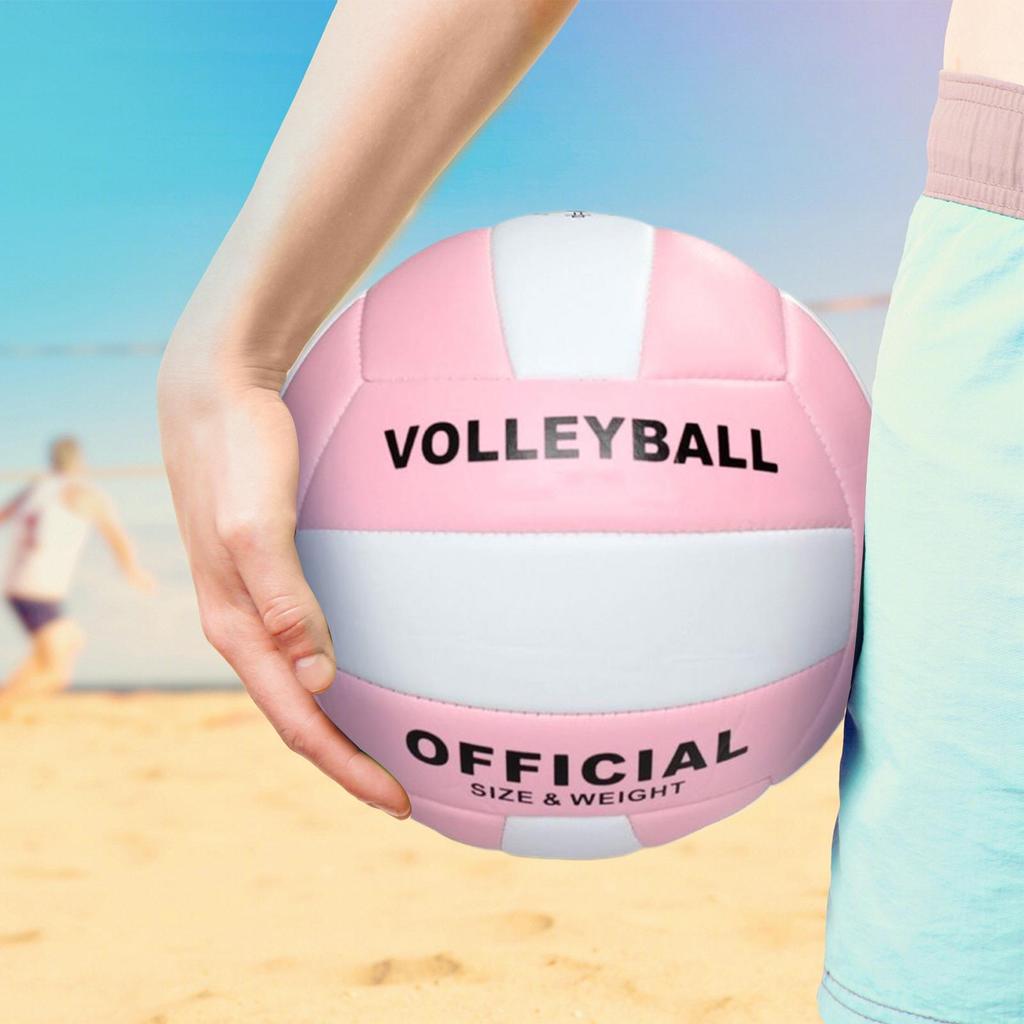 Sand Volleyball Sports Training Ball Wear-Resistant Soft Volleyball thickness No.5 Machine Sewing Soft Beach Air Volleyball