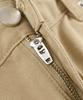 TOFFEE [Summer Special Fabric] Curved Wide Cotton Pants (Beige)