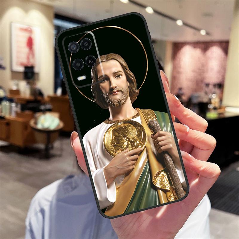 San Judas Case For Oppo A78 A98 A79 A18 A38 A58 A40 A60 A80 A16 A76 A96 A15 A74 A94 A54 A17 A77 Cover