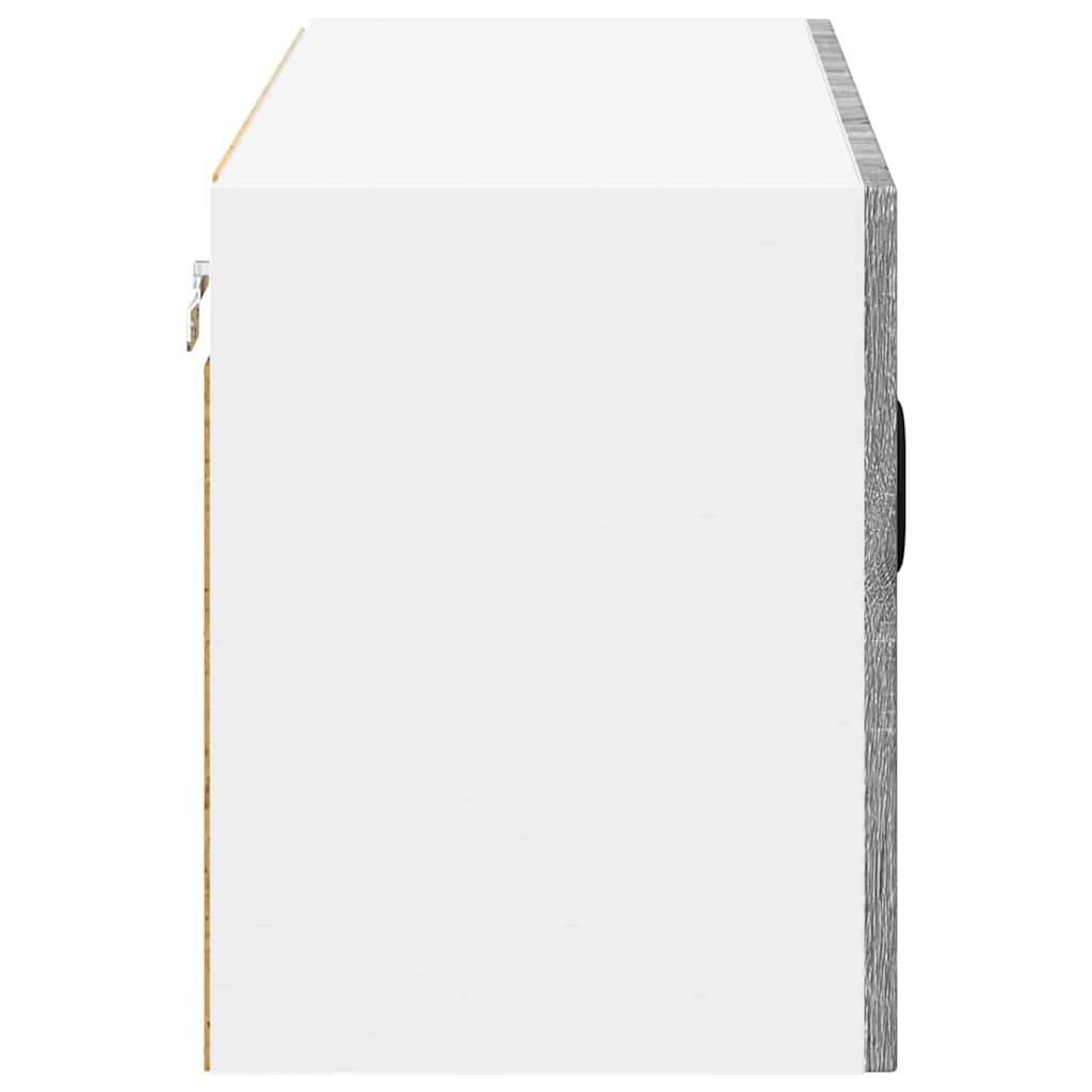 Wall Cabinet LUCCA Grey Sonoma 80 X 31 X 40 Cm Particleboard