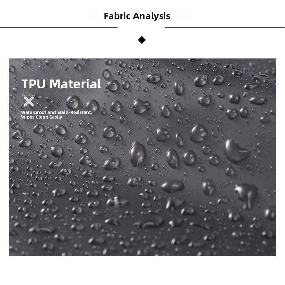 Cartoon Sleeveless Waterproof TPU Apron Dirt-Proof Transparent Oil Resistant Apron Lightweight Cleaning Aprons Kitchen Use