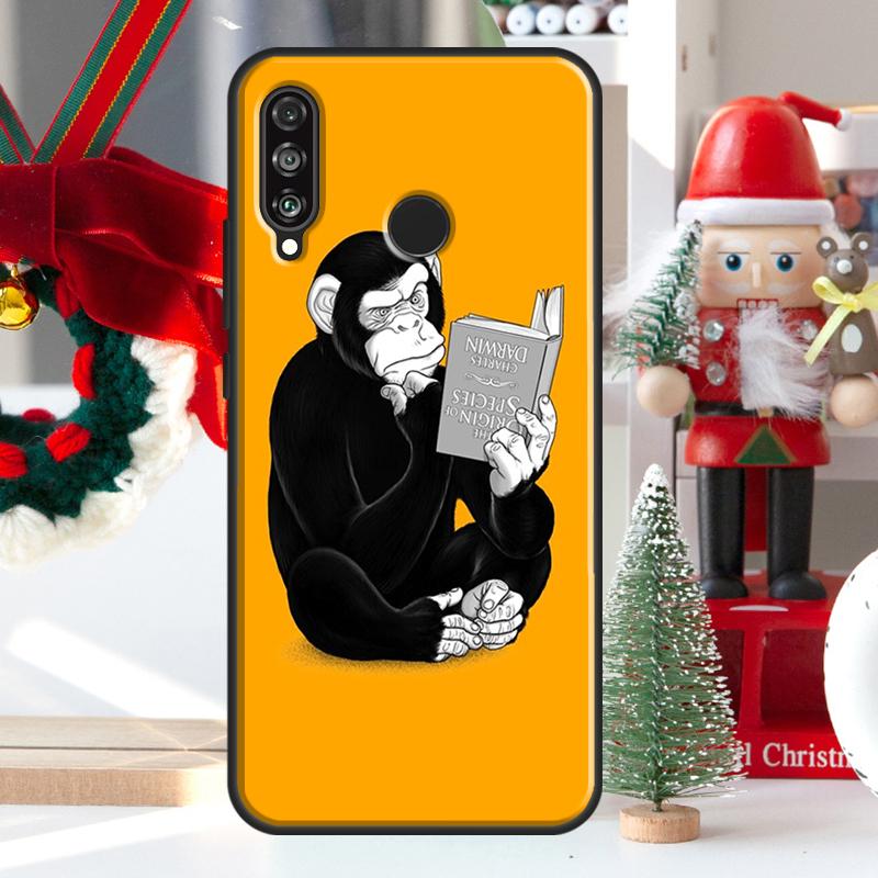 Cartoon Monkey For Huawei Nova 7i 8i 11i 12i 12s Y73 Y70 Y90 Y60 Y72 Y61 Y91 9 10 SE P30 Pro P40 Lite Case