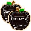 First & Last Day of School Chalkboard Sign - Double-Sided Back To School Board Sign for Kids Reble 1st Day of Preschool Pre-K Kindergarten Gifts for