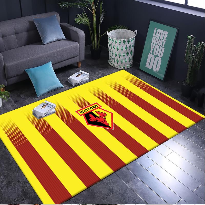 1PC rug Watford Crest Design Carpet, Chair Rug,Area Rug for Office Bedroom living rooms bedroom, Doormat decor Christmas fan gifts