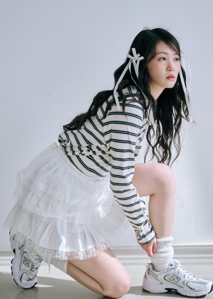 Bisou Olivia Lace Skirt (White)