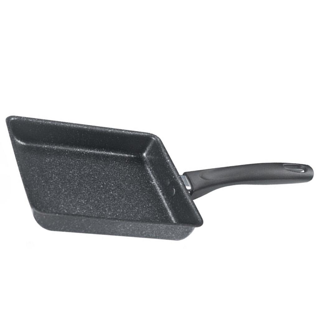 Patelnia Tamagoyaki Japońska Patelnia do Omletów Patelnia do Jajek Patelnia do Smażenia Bez Oleju Nieprzywierająca Yuzishao Prostokątna Patelnia do Omletów