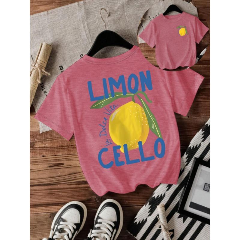 Лимонная Модная Свободная Повседневная Футболка с Коротким Рукавом и Круглым Вырезом S темно-красного 1138₽