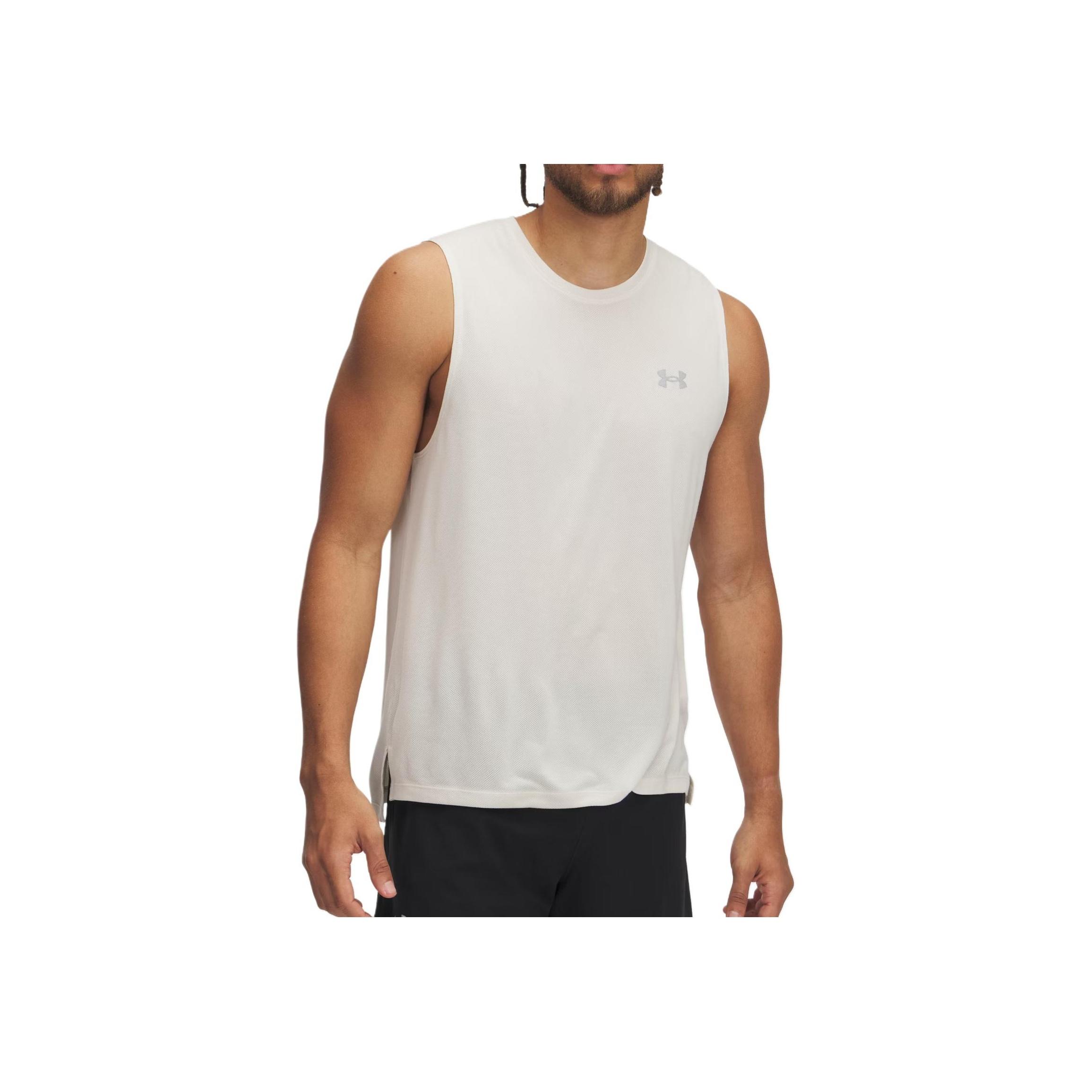 

Under Armour Launch Trail Run Fashion Classic Comfortable Casual Versatile Vest Men tops Beige 1389806-279 3XL