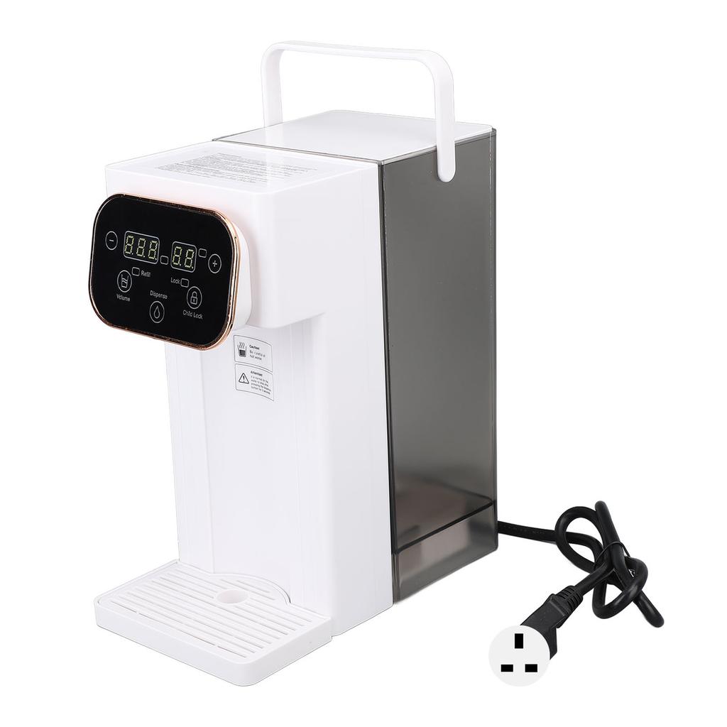 Quick Heating Hot Water Dispenser Adjustable Temperature and Capacity Self Cleaning 3L Desktop
