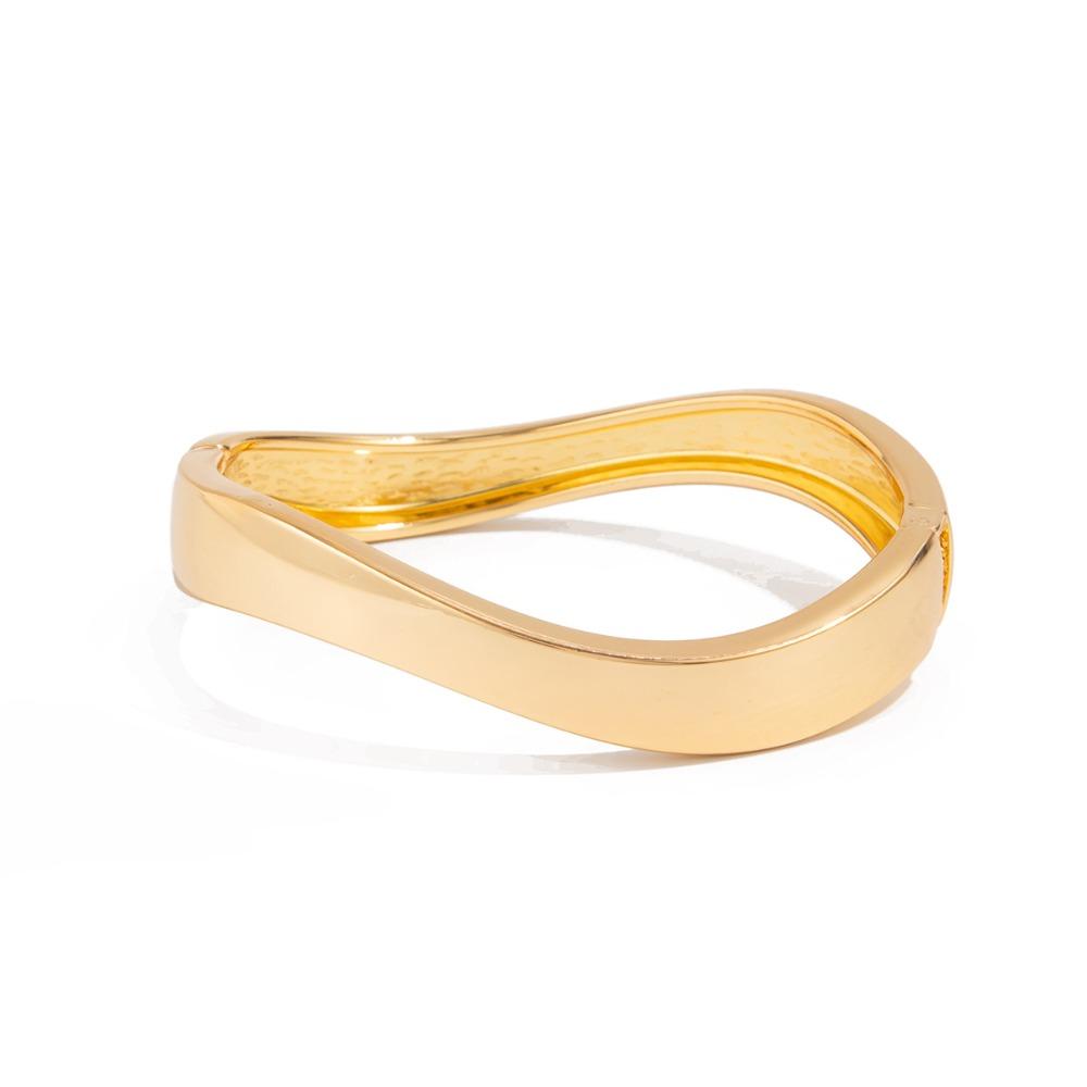 Minority Design Spring Bangles Metal Exaggerated Bracelet Cute Wide Open Bangle  Decoration