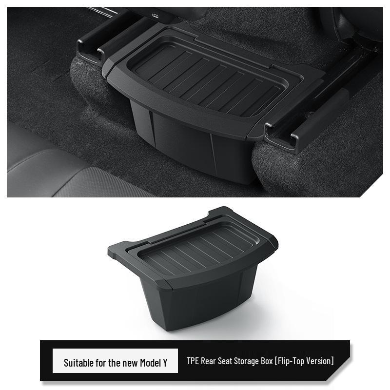 Tesla Model Y Rear Seat Organizer & Trash Can - New Version